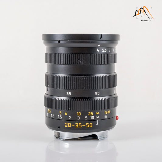 Leica Tri-Elmar-M 28-35-50mm/F4.0 E55 Asph Lens Yr.1996 Germany 11890 #88356