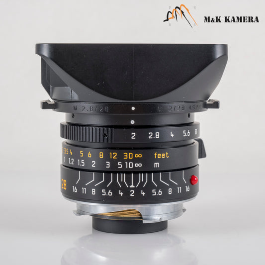Leica Summicron-M 28mm/F2.0 ASPH Black Lens Germany 11604 #88911