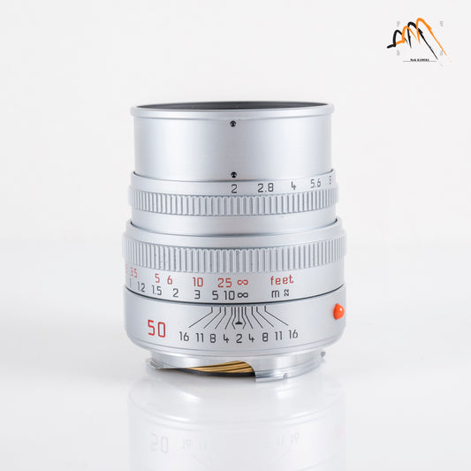 Leica Summicron-M 50mm/F2.0 V Silver Lens Yr.2001 Germany 11816 #23765