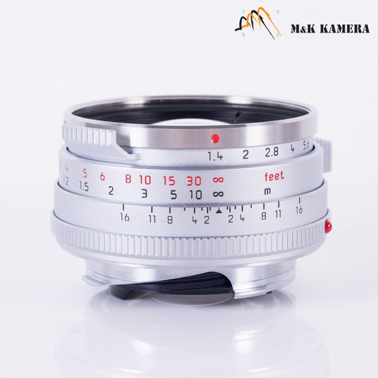 Brand New Leica Summilux-M 35mm/F1.4 E46 Steel Rim 2022 Silver Lens Germany 11301 #11301