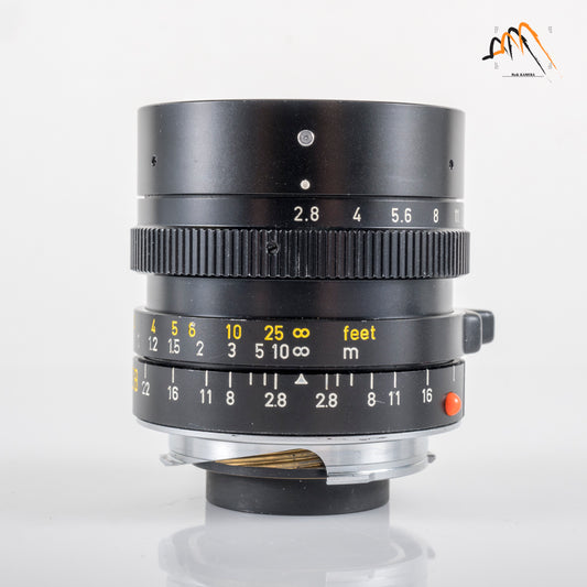LEITZ Leica Elmarit-M 28mm/F2.8 Ver.III Lens Yr.1982 Canada 11804 #23786