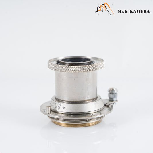 LEITZ Leica Elmar L39 50mm/F3.5 Nickel plated Lens LTM Germany Nickel #10572