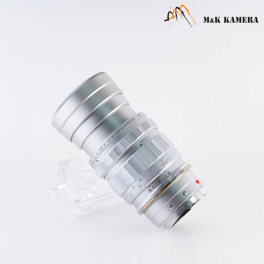 LEITZ Leica Summicron M 90mm/F2.0 Ver.I V.1 Silver Lens Yr.1960 Canada #88121