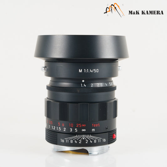 Leica Summilux-M 50mm/F1.4 ASPH Black Chrome Lens Germany 11688 #23262