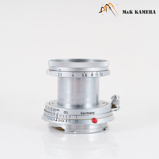LEITZ Leica Elmar M 50mm/F2.8 Ver.I Silver Lens Yr.1958 Germany #10407