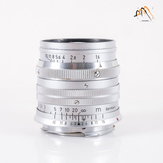 LEITZ Leica Summarit M 50mm/F1.5 Silver Lens Yr.1955 Germany #11297
