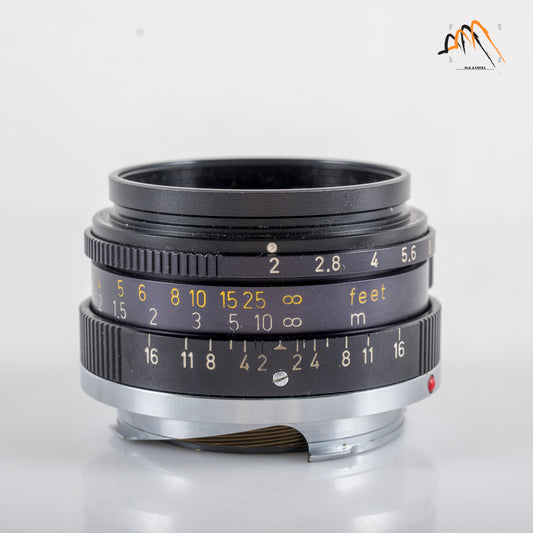 LEITZ Leica Summicron-M 35mm/F2.0 E39 6E/ Elements Lens Yr.1977 Canada #88258