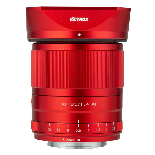 Viltrox 33mm F1.4 Red/White X-Mount AF APS-C Lens