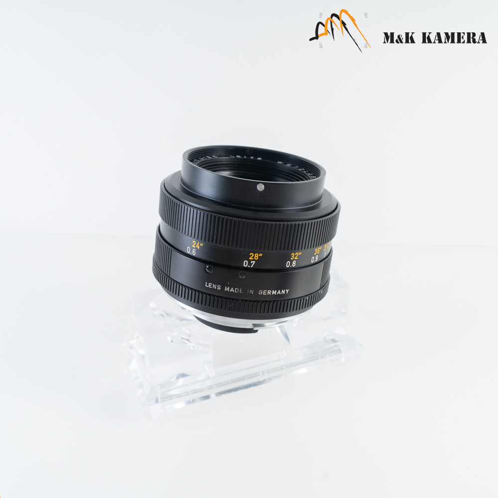 LEITZ Leica Summilux-R 50mm/F1.4 E48 Ver.I V1 Lens Yr.1971 Germany #87902