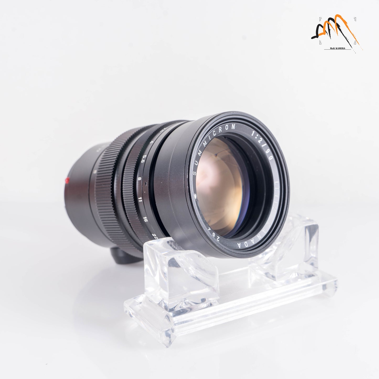 LEITZ Leica Summicron M 90mm/F2.0 Ver.I V.1 Black Lens Yr.1973 Canada #23460