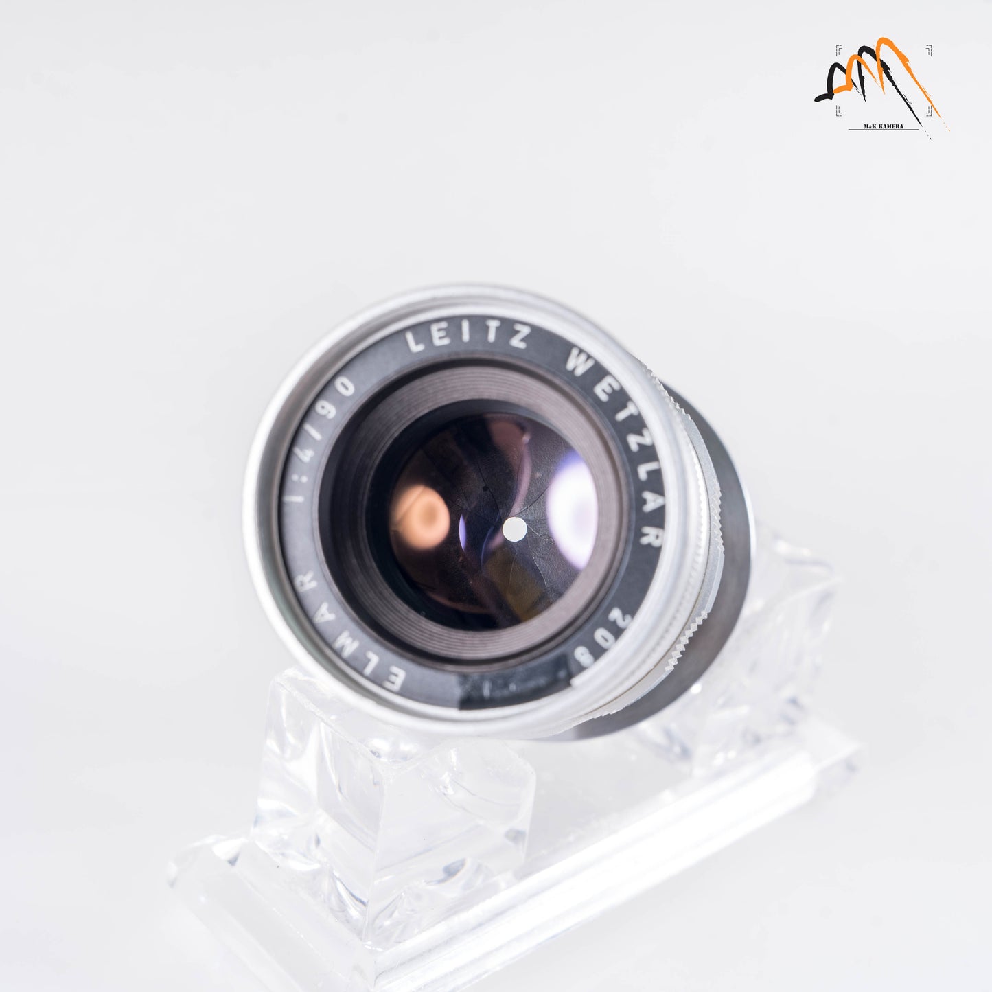 LEITZ Leica Elmar M 90mm/F4.0 E39 Ver.II V2/ 3 Elements Silver Lens Yr.1965 Germany 11830 #88243