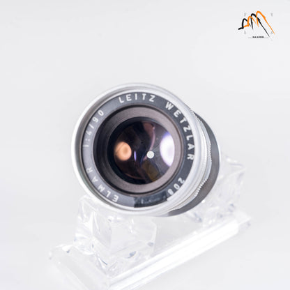 LEITZ Leica Elmar M 90mm/F4.0 E39 Ver.II V2/ 3 Elements Silver Lens Yr.1965 Germany 11830 #88243