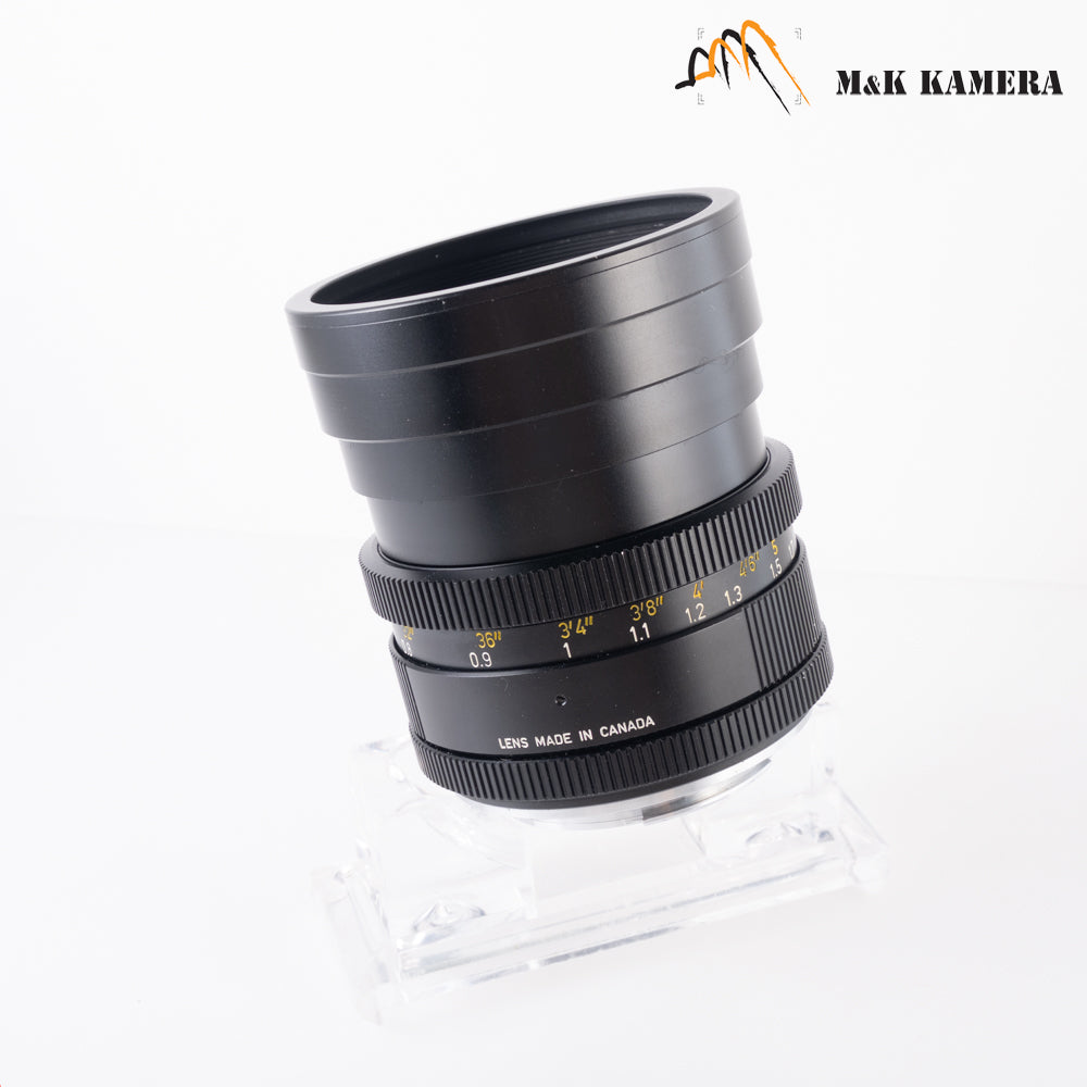 LEITZ Leica Summicron-R 90mm/F2.0 Serie VII Ver.I V.1 Lens Yr.1970 Canada #69630