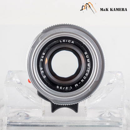 Leica Summicron-M 35mm/F2.0 Ver.4 7 Elements Rare Silver Lens Yr.1995 Germany 11311 #88694