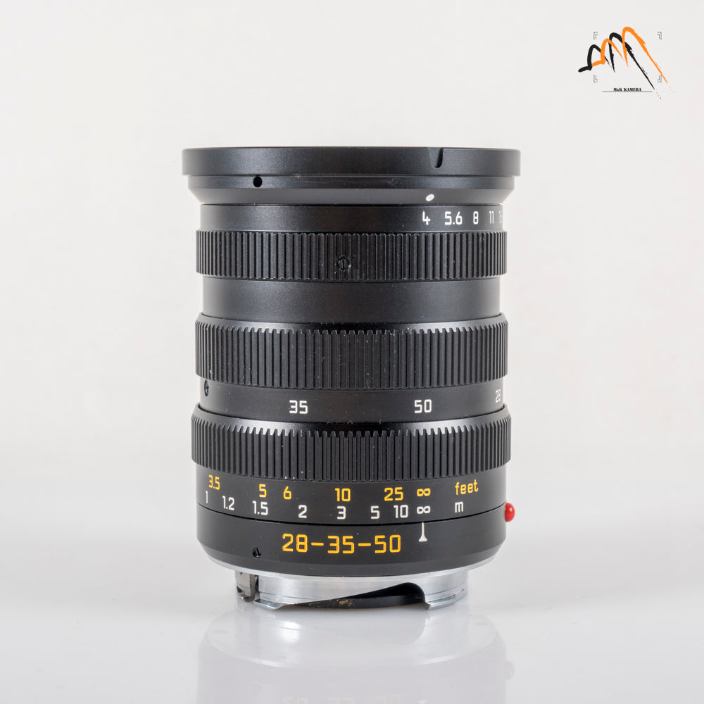 Leica Tri-Elmar-M 28-35-50mm/F4.0 E55 Asph Lens Yr.1996 Germany 11890 #88356