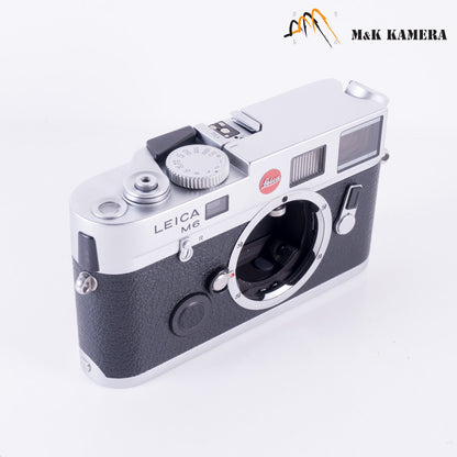 Leica M6 TTL 0.72 Silver Film Rangefinder Camera 10434 #87227
