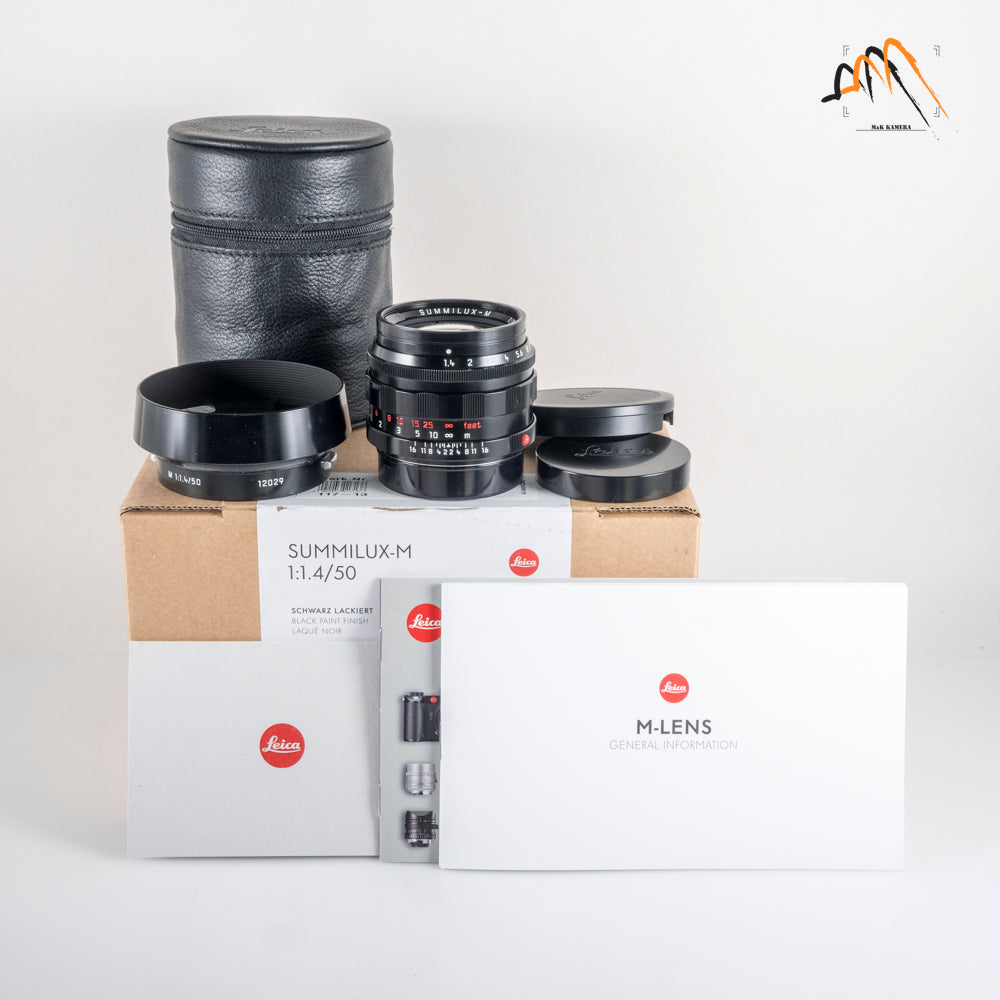 Brand New Leica Summilux-M 50mm/F1.4 Black Paint Lens Germany 11713 #11713