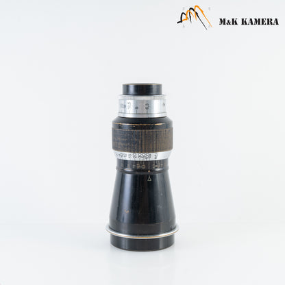LEITZ Leica Elmar L39 105mm/F6.3 Mountain Elmar Black Paint Lens Yr.1933 LTM Germany #87784