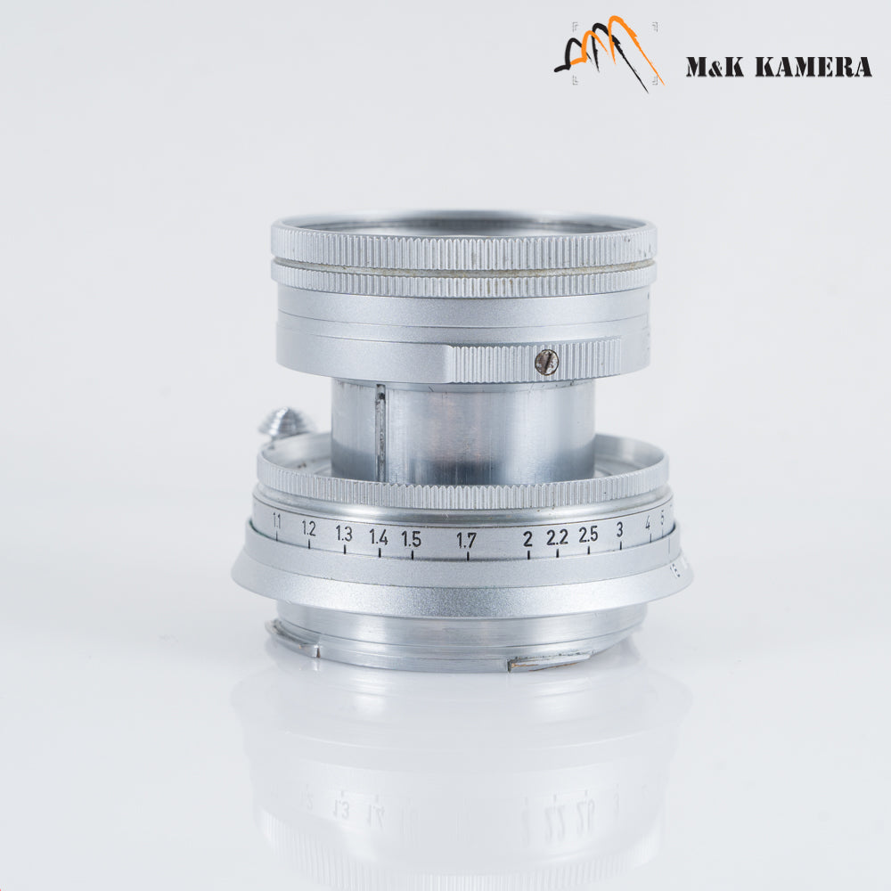 LEITZ Leica Summicron L39 50mm/F2.0 Radioactive Lens Yr.1953 LTM Germany #23149