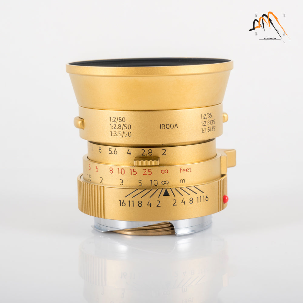 LIGHT LENS LAB V2LC-M 50mm/F2 Gold Lens China #88658