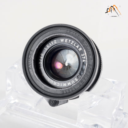 LEITZ Leica Summicron-C 40mm/F2.0 Serie 5.5 Lens Yr.1975 Germany #11586