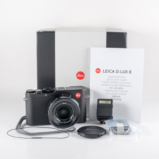 Brand New Leica D-Lux 8 DC Vario-Summilux 10.9-34/1.7-2.8 Asph Black Digital Compact Camera 19191 #19191