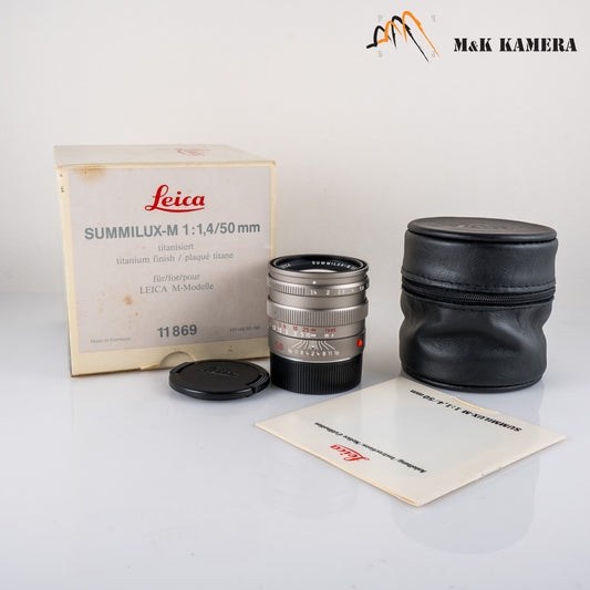 Leica Summilux-M 50mm/F1.4 Pre-A Titanium Boxed 11869 #11835