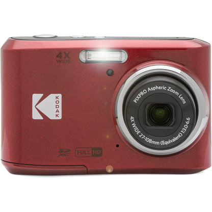 Kodak Pixpro FZ45 Red Digital Camera