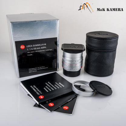 Leica Summilux-M 35mm/F1.4 ASPH/ FLE Silver Lens Germany 11675 #11813