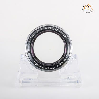 LEITZ Leica Hektor L39 125mm/F2.5 Visoflex lens Silver Lens Yr.1953 LTM Canada #11627