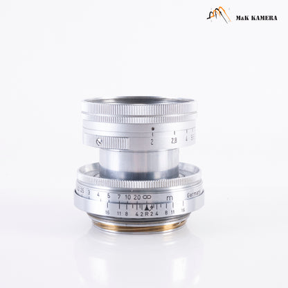 LEITZ Leica Summicron L39 50mm/F2.0 Radioactive Lens Yr.1953 LTM Germany #87988