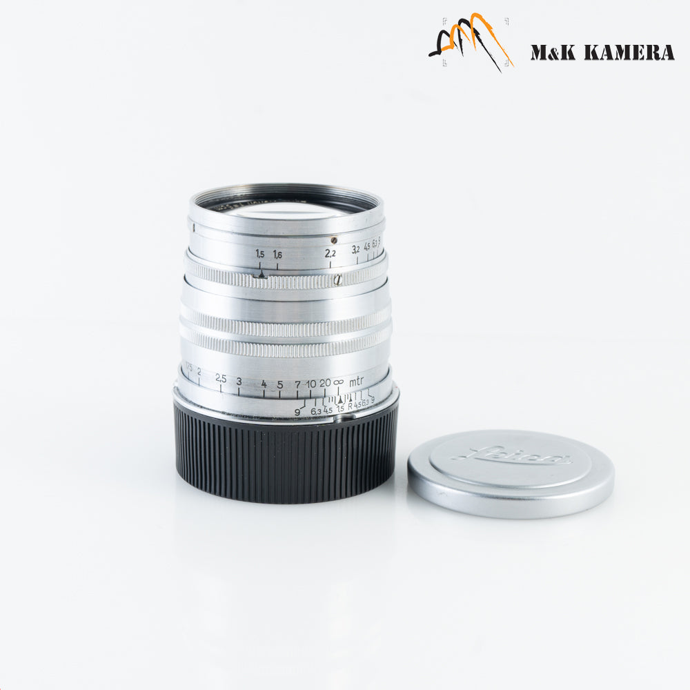 LEITZ Leica Xenon L39 50mm/F1.5 Silver Lens Yr.1936 LTM Germany Xenon #87783