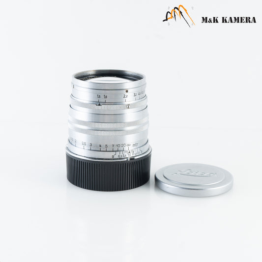 LEITZ Leica Xenon L39 50mm/F1.5 Silver Lens Yr.1936 LTM Germany Xenon #87783