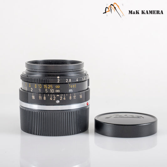 LEITZ Leica Summicron-M 35mm/F2.0 E39 6E/ Elements Lens Yr.1971 Canada #11999