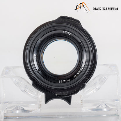 Leica Summilux M 35mm/F1.4 Pre-Asph Black Rare with 12504 hood #11986