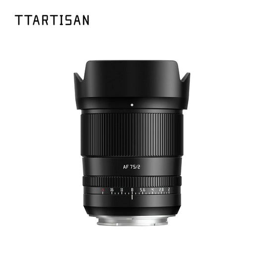 TTArtisan 75mm F2 Black E-Mount Full Frame Lens