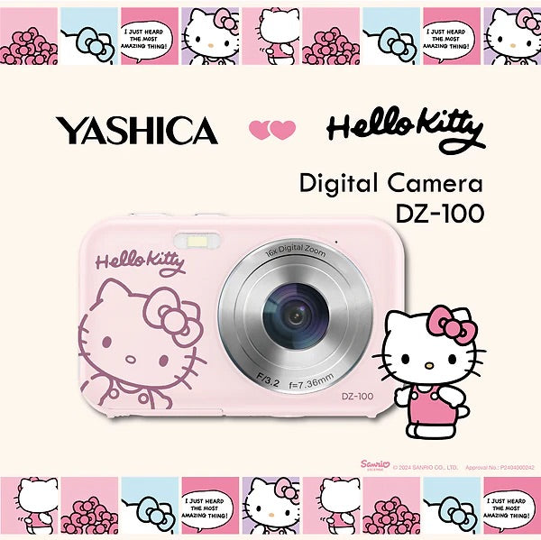 Yashica X Hello Kitty DZ-100 Digital Camera (行貨-一年保養）
