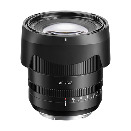 TTArtisan 75mm F2 Black E-Mount Full Frame Lens