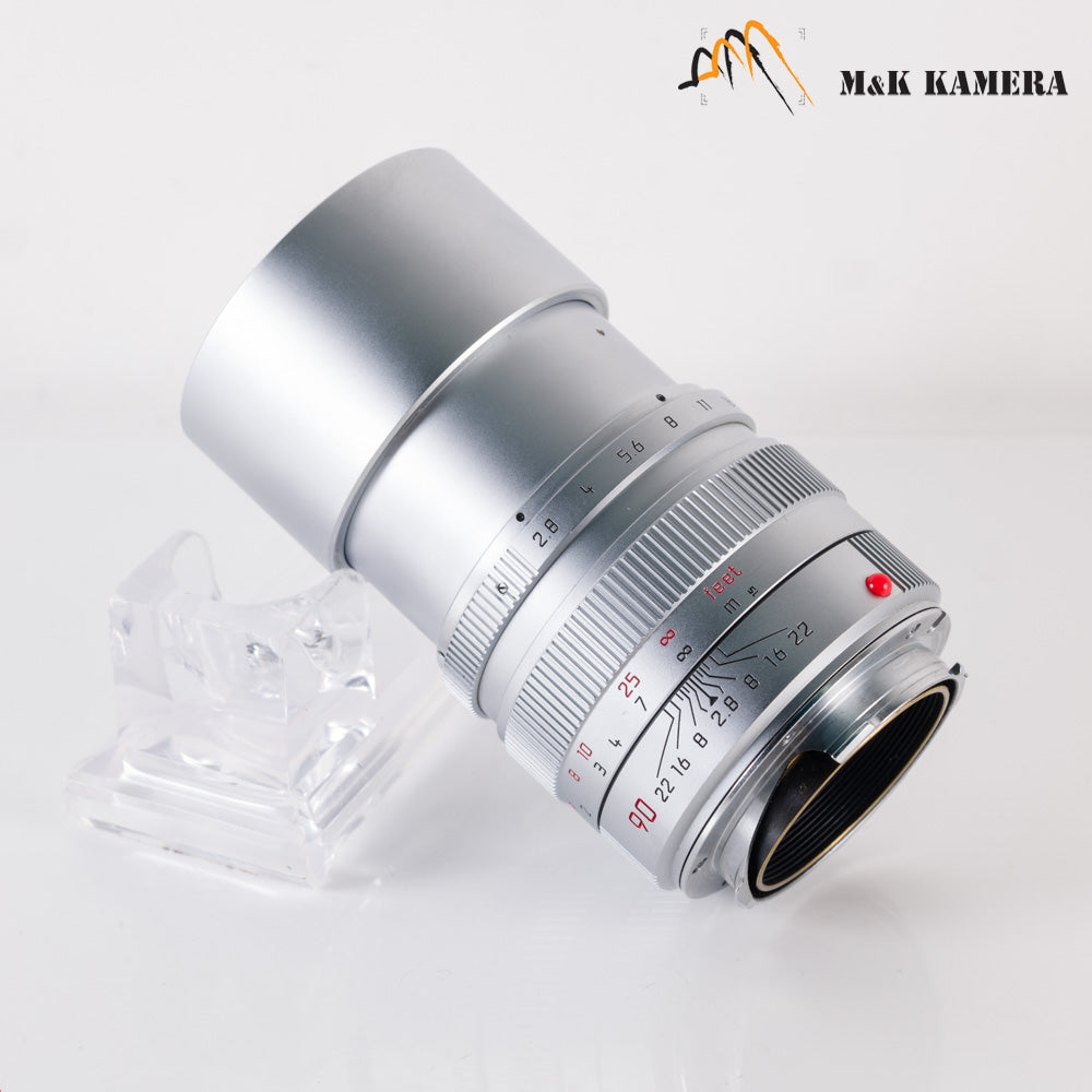 Leica Elmarit-M 90mm/F2.8 E46 Ver.II V2 Silver Lens Yr.1996 Germany 11808 #86135