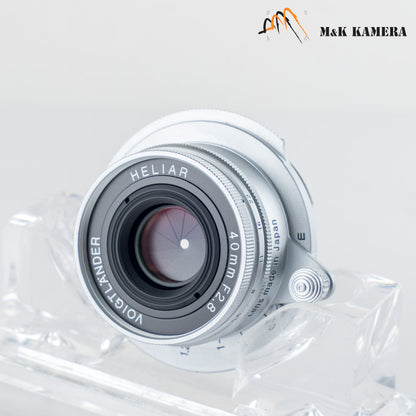Voigtlander HELIAR 40mm/F2.8 Silver Lens Leica M mount #88707
