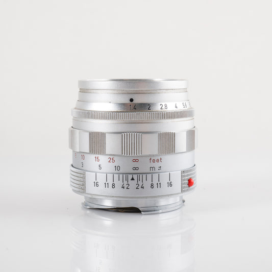 Leica Summilux M 50mm/F1.4 Ver.II Silver Rare #11943