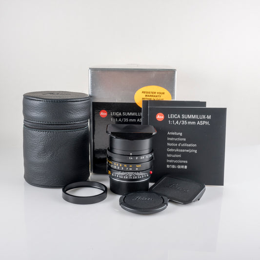 Leica Summilux-M 35mm/F1.4 ASPH/ FLE Black Lens Germany 11663 #11949