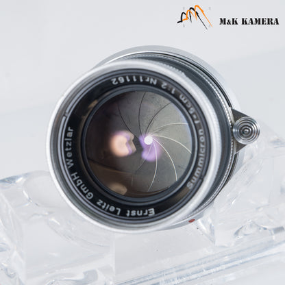 LEITZ Leica Summicron L39 50mm/F2.0 Radioactive Lens Yr.1953 LTM Germany #23149