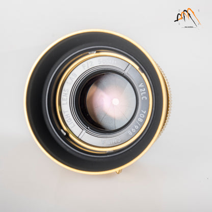 LIGHT LENS LAB V2LC-M 50mm/F2 Gold Lens China #88658