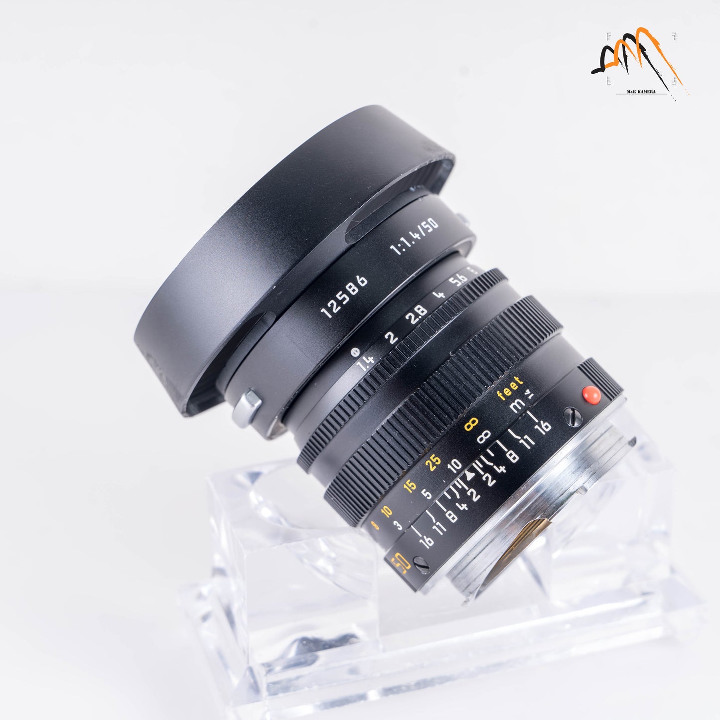Leica Summilux M 50mm/F1.4 E43 Ver.II V2 Black Lens Yr.1989 Germany 11113 #23446