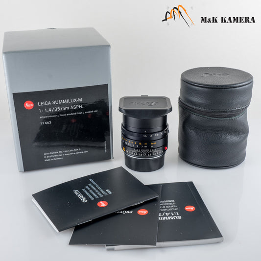 Leica Summilux-M 35mm/F1.4 ASPH/ FLE Black 11663 boxed 11663 #11934
