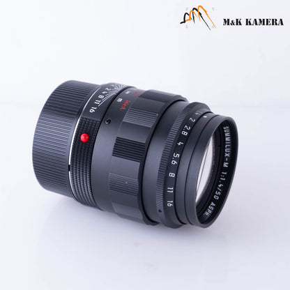 Leica Summilux-M 50mm/F1.4 ASPH Black Chrome Lens Germany 11688 #69885