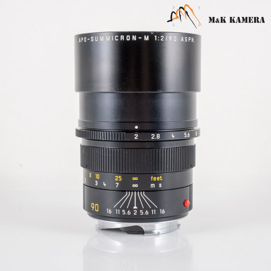 LEITZ Leica APO-Summicron-M 90mm/F2.0 ASPH 11884 Black Lens Yr.1985 11884 #88722