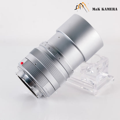 Leica Elmarit-M 90mm/F2.8 E46 Ver.II V2 Silver Lens Yr.1996 Germany 11808 #86135