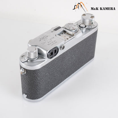 Leica IIIF Screw Mount Silver Film Rangefinder Camera #23889